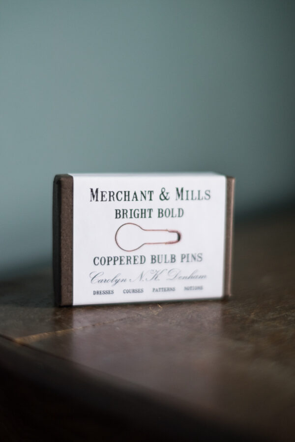 Merchant and Mills, copperet bulb pins