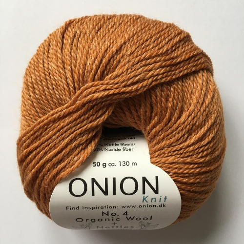 Onion No. 4 Wool + Nettles, brændt orange