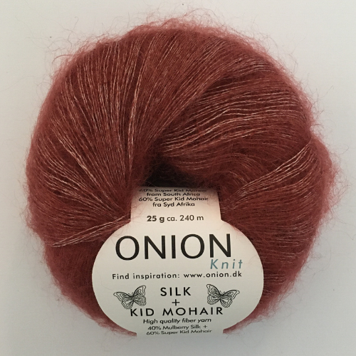 Onion - Silk + Kid Mohair med tekst
