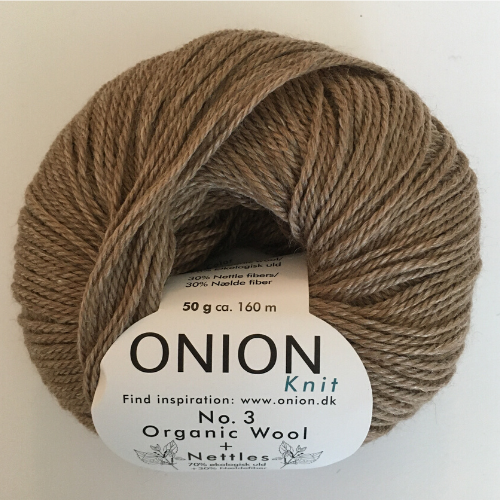 Onion No. 3 Wool + Nettles, sand