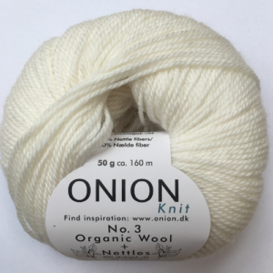 Onion No. 3 Wool + Nettles, råhvid