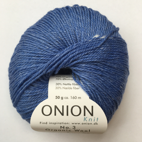 Onion No. 3 Wool + Nettles, himmelblå