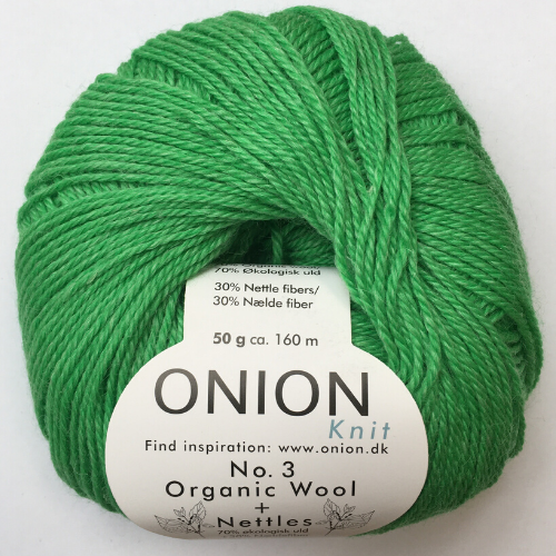 Onion No. 3 Wool + Nettles, græsgrøn