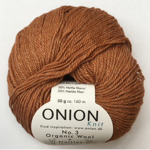 Onion No. 3 Wool + Nettles, brændt orange