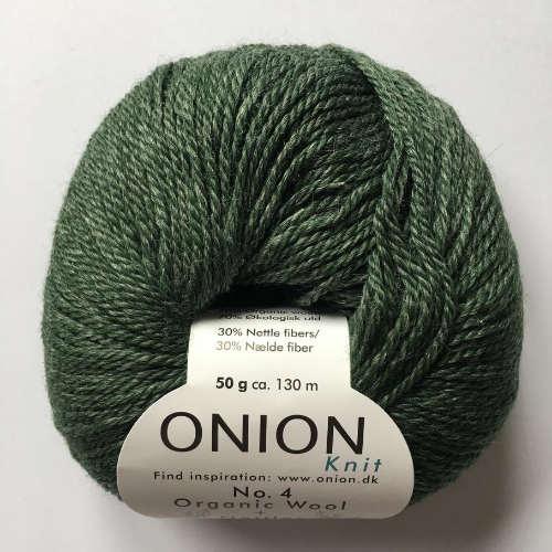 No. 4 Onion Wool + Nettles, flaskegrøn