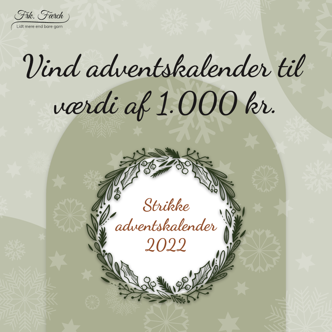 Strikke Adventskalender 2022 - giveaway leadad